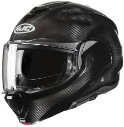 HJC Cască de motocicletă rabatabilă HJC F100 negru carbon (HJC190430) - motozem - 2 423,00 RON