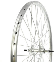 Malvestiti Velogo Malvestiti 26-os (559 mm) MTB hátsó kerék, ipari csapágyas, menetes racsnihoz, csavaros tengellyel, ezüst színű