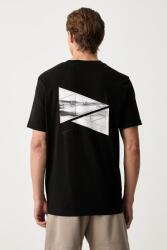 BOSS Green tricou pentru bărbați din bumbac cu elastan TS_Network Photo 9BY2-TSMZUM_99X (50564740)