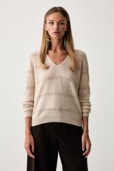 TWINSET pulóver női gyapjú - bézs XS - answear - 53 990 Ft