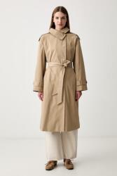 DKNY női pamut kabát - bézs L - answear - 78 990 Ft
