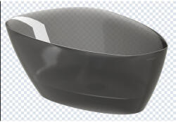 RIHO TOLEDO solid frosted szabadonálló kád 158x110 smoke színben (B126002F01)