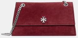 Tory Burch női velúrbőr táska Kira - burgundia Univerzális méret