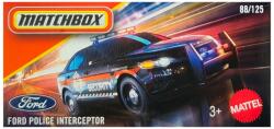 Mattel Matchbox: Mașinuță Ford Police Interceptor în cutie de carton 1/64 - Mattel (DNK70/JHR84)