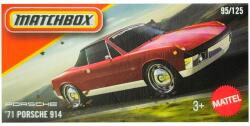 Mattel Matchbox: ’71 Porsche 914 mașinuță roșie în cutie de carton 1/64 - Mattel (DNK70/JHR24)