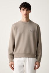 Giorgio Armani kapucnis melegítőfelső férfi pamuttal - bézs L - answear - 68 990 Ft