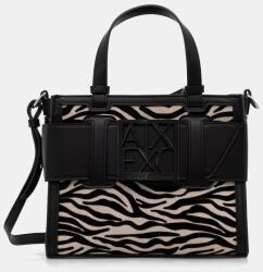 Armani Exchange női műbőr vászontáska - fekete Univerzális méret - answear - 61 990 Ft