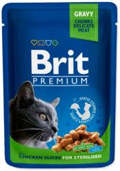 Brit Premium Cat Sterilised csirke 100g tasak