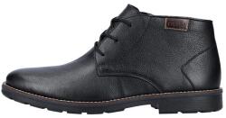 Rieker Ghete barbati, negru, casual, piele naturala, imblanite, cu toc, Rieker 15311-00-Negru (Marime: 44) (15311-00-Negru-44)