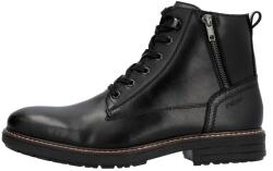 Rieker Ghete barbati, negru, casual, piele naturala, imblanite, cu toc, Rieker 33104-00-Negru (Marime: 44) (33104-00-Negru-44)