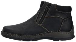 Rieker Ghete barbati, negru, casual, piele naturala, impermeabile, imblanite, cu talpa joasa, Rieker 05362-00-Negru (Marime: 44) (05362-00-Negru-44)