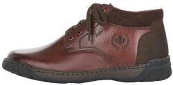 Rieker Ghete barbati, maro, casual, piele naturala, impermeabile, imblanite, cu talpa joasa, Rieker B0348-25-Maro (Marime: 45) (B0348-25-Maro-45)