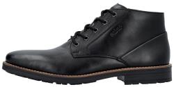 Rieker Ghete barbati, negru, casual, piele naturala, cu toc, Rieker 33207-00-Negru (Marime: 43) (33207-00-Negru-43)