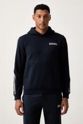 Giorgio Armani kapucnis melegítőfelső férfi pamuttal - sötétkék L - answear - 47 990 Ft
