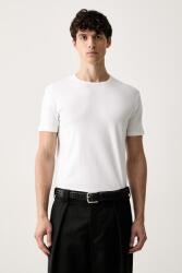 MM6 Maison Margiela férfi pamut póló - fehér M - answear - 43 990 Ft