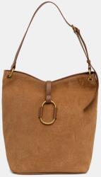 TWINSET hobo táska női velúrbőr - barna Univerzális méret - answear - 157 990 Ft