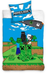 Carbotex Minecraft - A CSAPAT 100% pamut ágyneműgarnitúra 140x200cm ágyneműhuzat + 70x90cm párnahuzat - aprotalpak