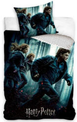 Carbotex HARRY POTTER Halál Ereklyéi prémium ágyneműhuzat-szett 100% pamut 140x200 + 80x80 - aprotalpak