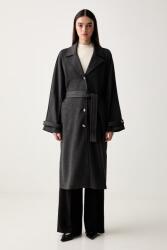 MM by Max Mara női kabát viszkózzal MMLESPOSTO - fekete XS