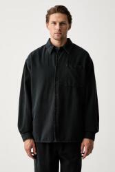 American Vintage férfi pamut ing - fekete M/L
