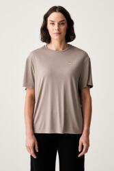 EA7 Emporio Armani t-shirt női viszkózzal - barna S