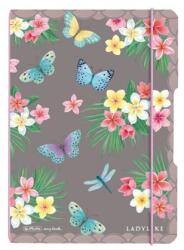 Herlitz Füzet A/5 pontozott HERLITZ My Book Flex 40 lapos, LadyLike Butteflies, cserélhető füzetbelső