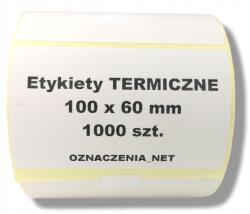  Hőszigetelt címkék 100x60 öntapadós 1000 db (eter-100-60-1000-40-akr)