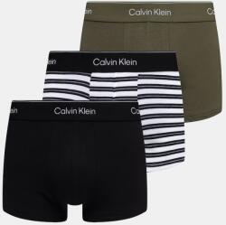 Calvin Klein Underwear testhezálló boxeralsó férfi 3-as csomag - zöld S