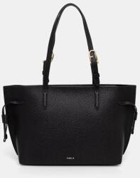 Furla női bőr vászontáska - fekete Univerzális méret - answear - 123 990 Ft