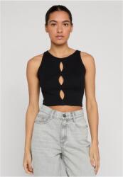 Urban Classics Ladies Cut Out Tank Top black