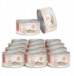 BEMO nedves macskaeledel konzerv 12x185 g Bemo Cat Trout hipoallergén pisztráng