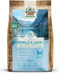 Wildes Land Land Száraztáp pisztránggal, lazaccal és burgonyával kutyáknak 1kg - vetpluspatika