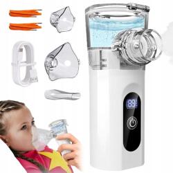 Bedee Csendes inhalátor Hálós porlasztó gyerekeknek és felnőtteknek Hordozható (Cichy Inhalator Nebulizator Siateczkowy 00)