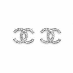 ElectraStore Cercei Cu Cristale Zirconia Argintii Chance (C5011)