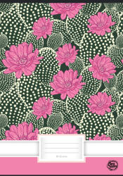 OPTISCHOOL Füzet Tűzött A/4 80-32 Sima Flowers (27I8032016)