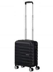 Samsonite Kemény bőrönd American Tourister fekete kabin kis Abs Tsa zárral (153342-0614)