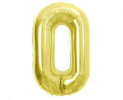 GoDan Arany 0-ás Light Gold szám fólia lufi 85 cm (MLG425731)