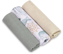 Sensillo 3 Db-os Pelenka Szett Prémium Muszlin Pelenka 60X80 CM Puha Pelenka (SILLO-08507)