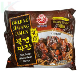  Ottogi Beijing Jjajang Ramen Fekete Bab Szószos Instant Tészta 135 g