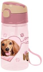 DERFORM Sticlă de apă fete, 330ml - model CĂȚEL - Cleo & Frank