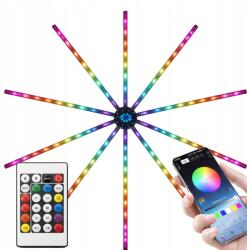 Verk Group Led Lámpa Tűzijáték Rgb App Távirányító Öntapadós Party Dekoráció (12441)