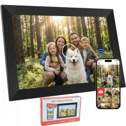 Frameo Digitális keret Frameo WiFi 10.1" 64GB Fényképkeret Érintőképernyős Ips Fekete (Ramka Cyfrowa Na Zdjęcia Frameo - M10R6)
