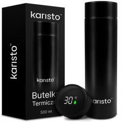  Termosz 500 ml-es termo palack hőmérséklet kijelző rozsdamentes acél (Termos 500 ml Karisto wyświetlacz)