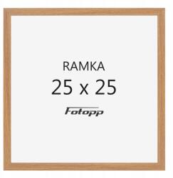 Fotopp Négyzet alakú képkeret Barna 25x25 négyzet (Ramka na zdjęcia mdf jasny brąz 25-25 kwadrat)