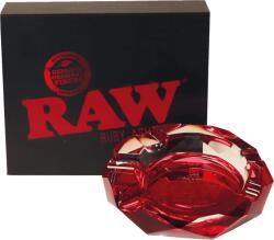 RAW Scrumiera din cristal Ruby Red Edition 50 + Cutie cadou Scrumiera