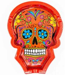 Atomic Scrumiera antialunecare Atomic La Catrina Mexican Skull rosu Scrumiera