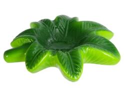  Scrumiera frunza Canabis din ceramica Verde 20 x 18 cm Scrumiera