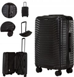 Wings Bőrönd Wings feladott poggyász a busz vonat repülőgépére kiránduláshoz (PC141-L-BLACK)