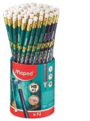 Maped Grafitceruza radírral, ceruzatartó, HB, háromszögletű, MAPED Dragon sárkány 1 db (IMA851830)