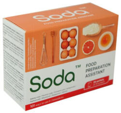 Soda Bicarbonat de sodiu alimentar, 20 pliculete x 10g, Soda